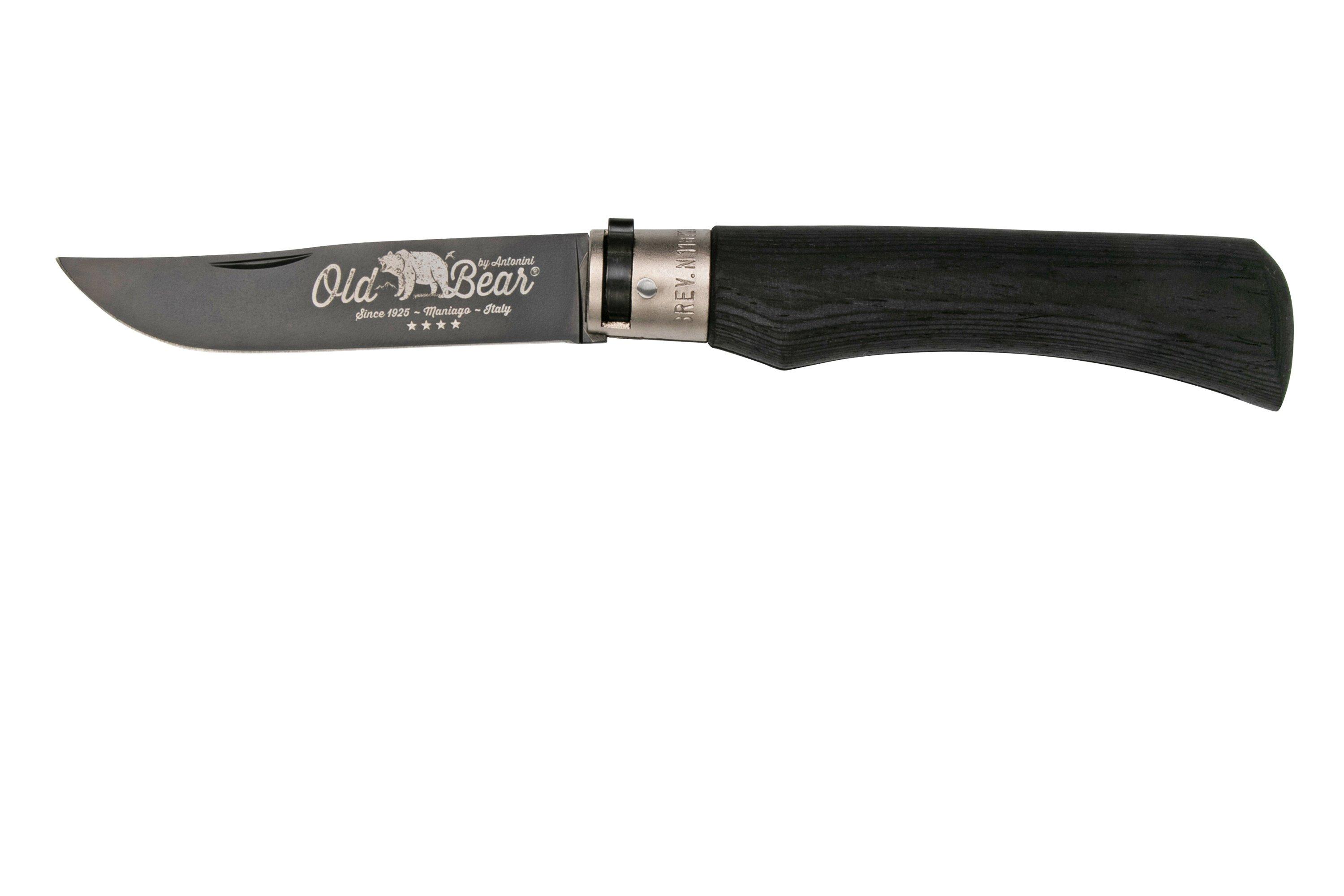 Bear & Son BC445 Fissa Lama Messer – Kraton-Griff, 10 Cm Geschlossen, Mit Schwarzer Cordura-Scheide
