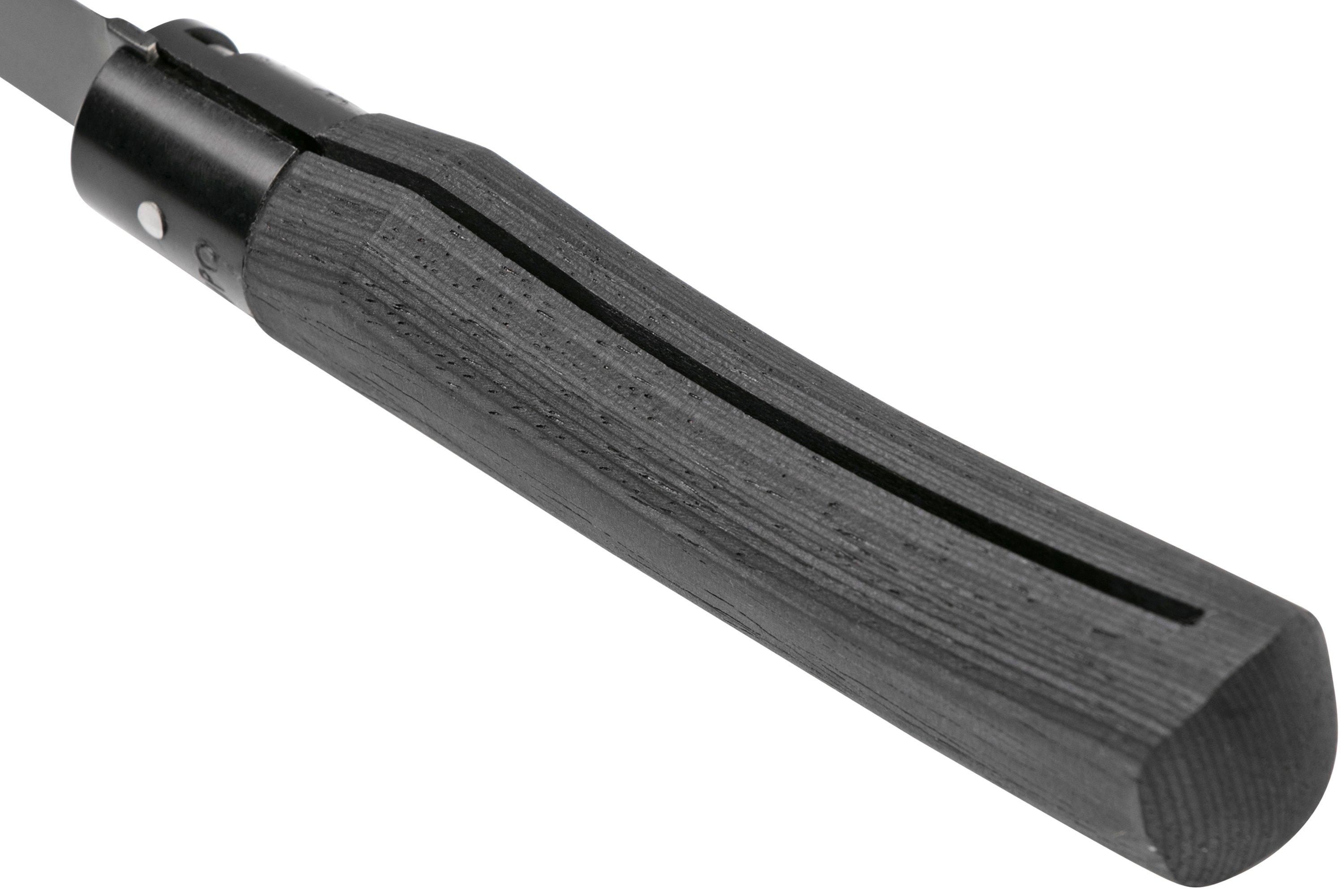 OLD BEAR 311.XL Taschenmesser Total Black - XL Größe, 420 Stahl, PTFE-Beschichtung, Schwarzes Holz