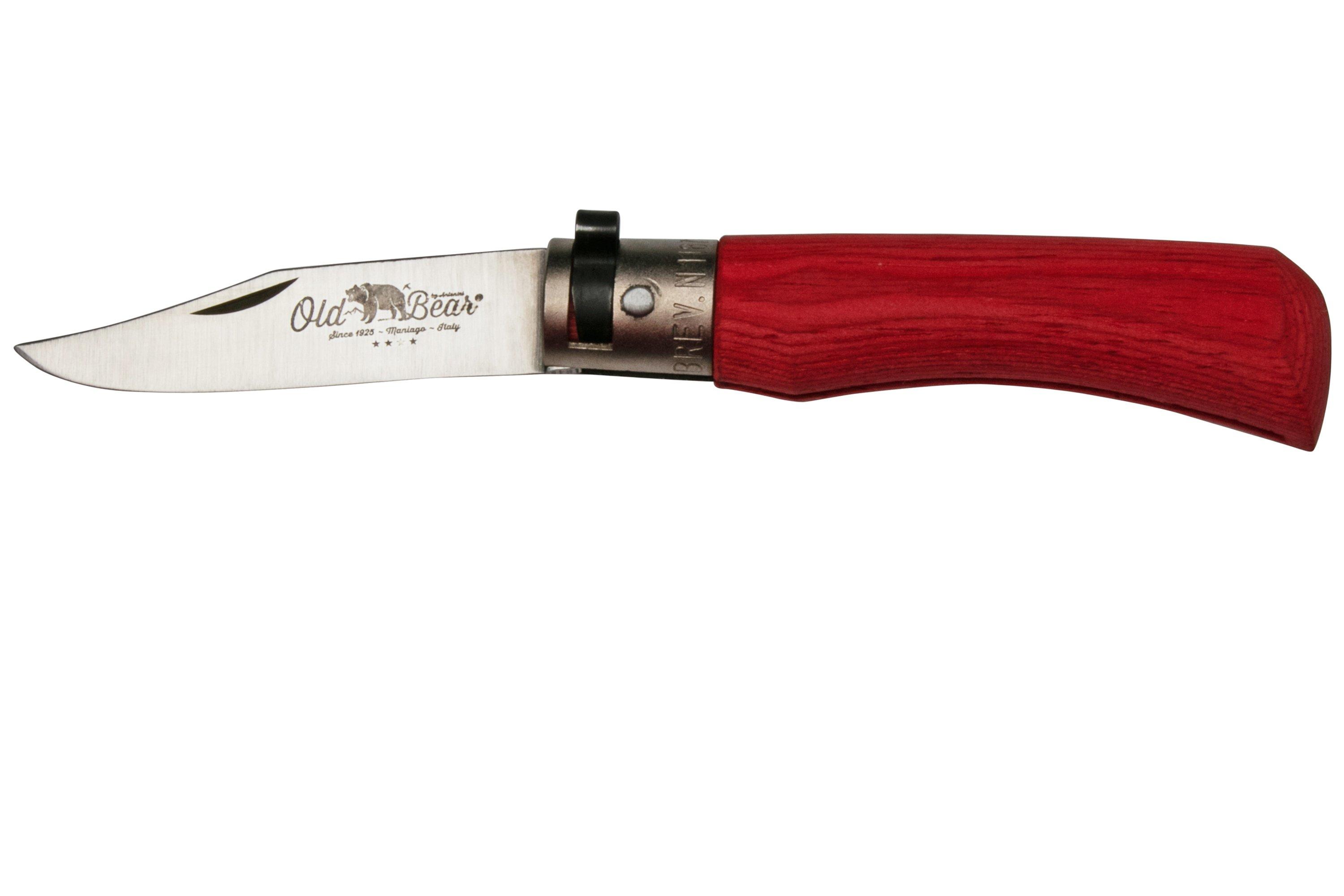 Old Bear Classical Red XS, 9307-15-MRK pocket knife | Advantageously ...
