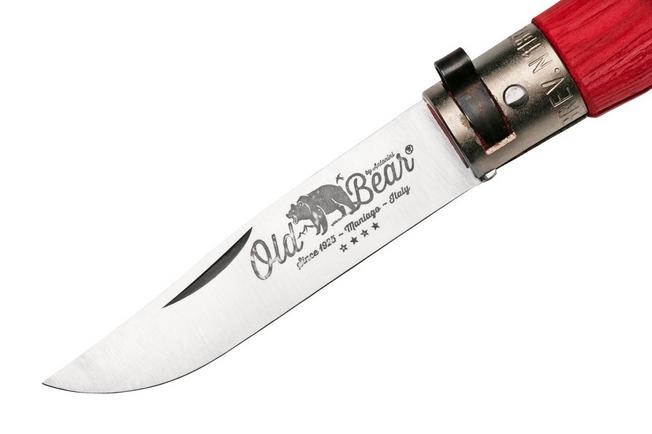 Old Bear Classical Red S, 9307-17-MRK coltello da tasca