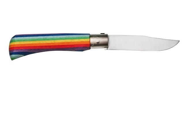 Bear Rainbow Finish Locking Folding Knife