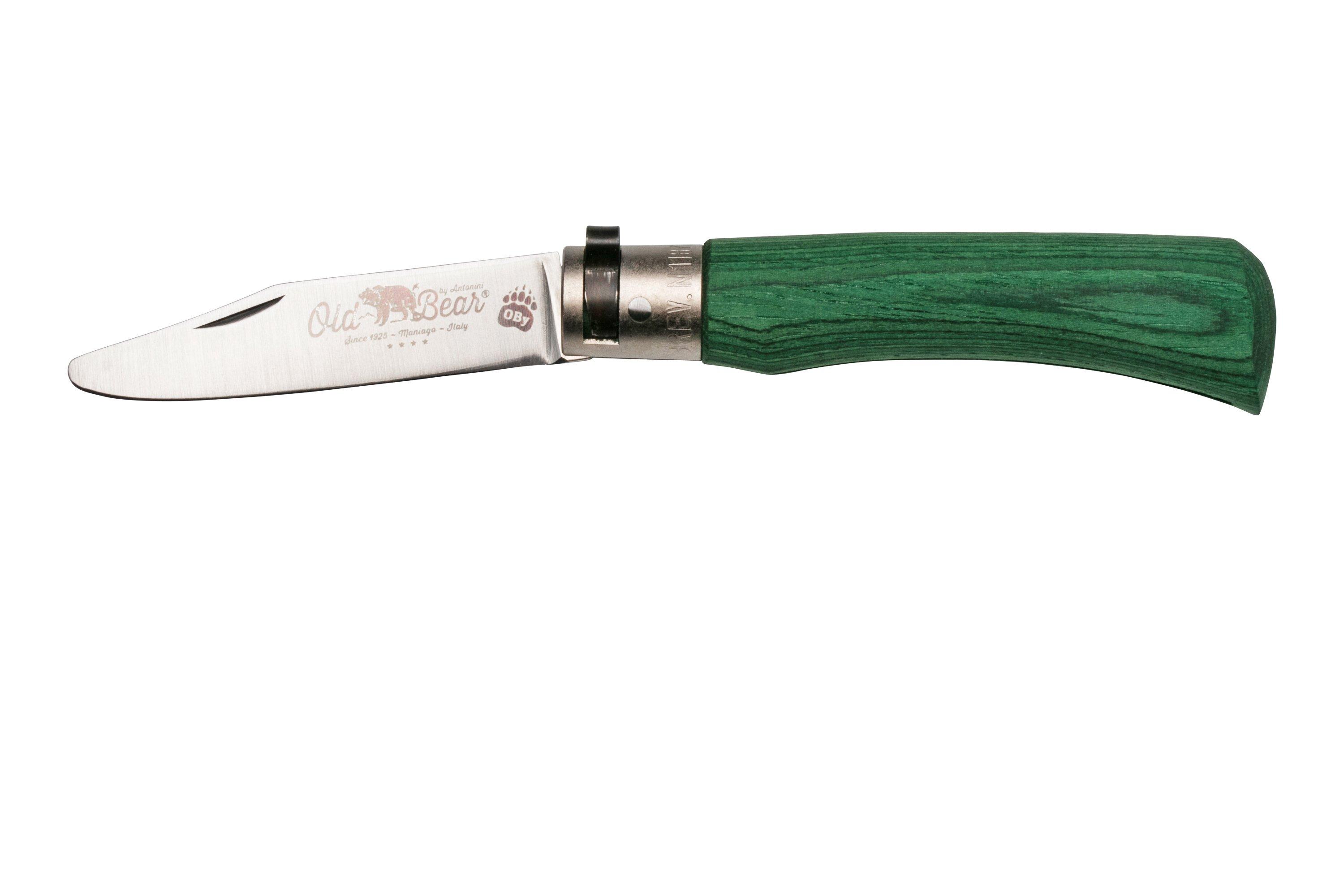 Old Bear Juniors Green S, 9357-17-MVK couteau de poche pour enfant