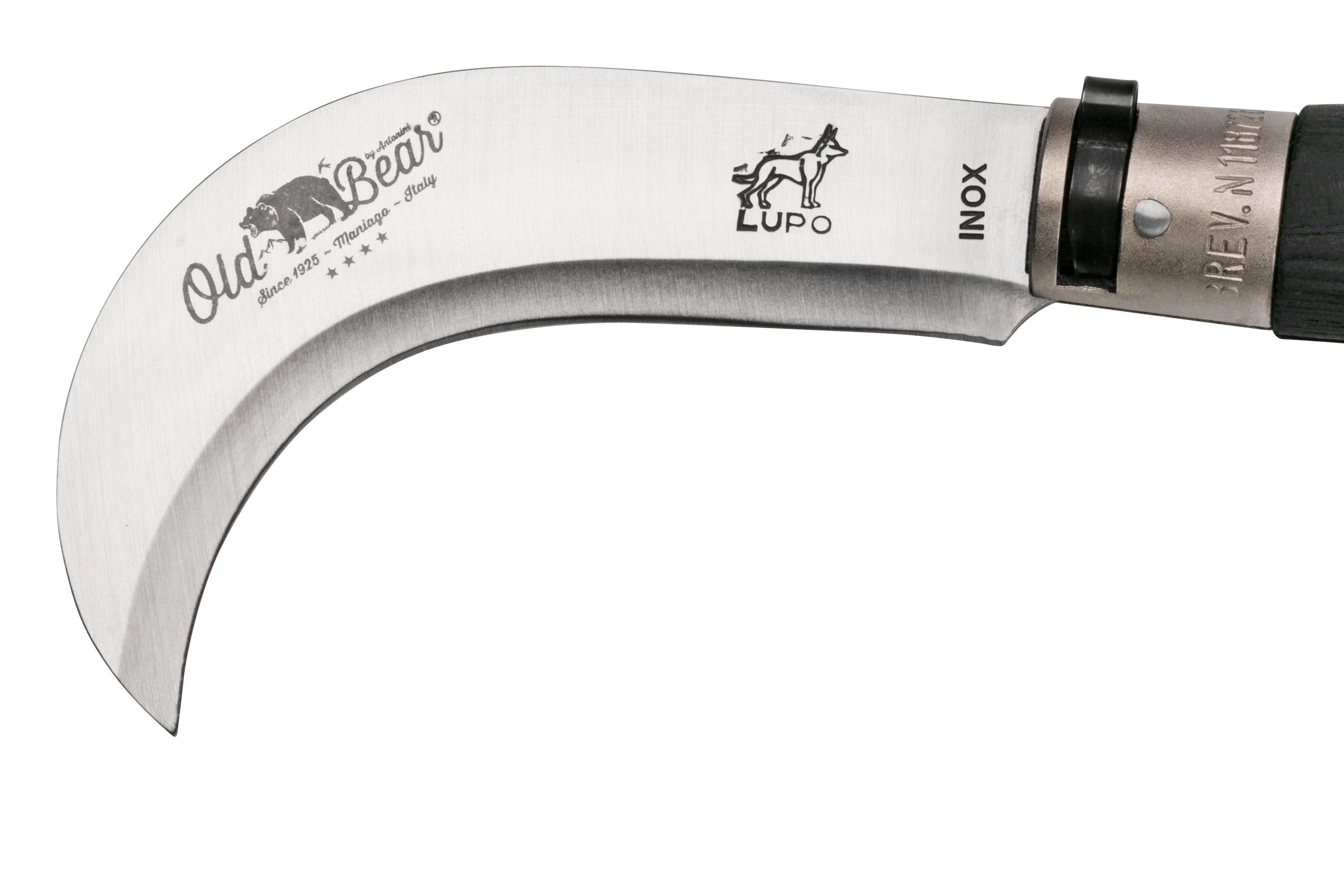 Old Bear Pruning Black Laminated L, 9747-21-MNK Gärtnermesser 