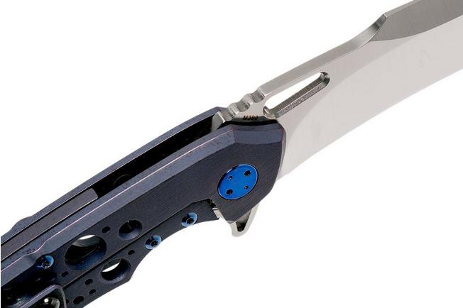Image for Olamic Wayfarer 247H Satin, Kinetic Ocean Acid Rain, Blue Hardware