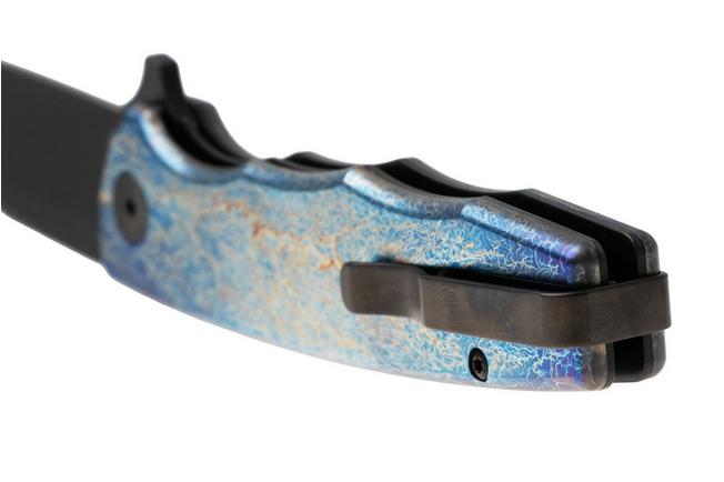 Afbeelding voor Ocaso Strategy 29TAB Anodized S35VN, Black PVD Titanium, zakmes, Mike Wallace design