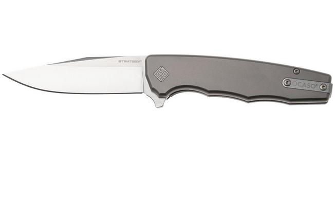 Afbeelding voor Ocaso Strategy 29TIS Satin S35VN, Titanium, zakmes, Mike Wallace design