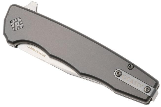 Afbeelding voor Ocaso Strategy 29TIS Satin S35VN, Titanium, zakmes, Mike Wallace design