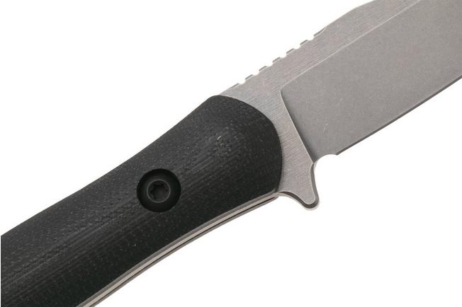 Afbeelding voor Ocaso Sevra 70TBL Stonewashed CPM Magnacut, Black G10, vaststaand mes, Toor Knives Design 
