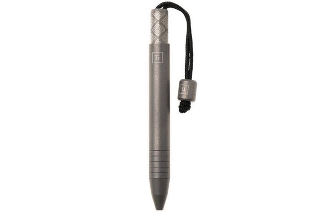 Afbeelding voor Ocaso x Big Idea Design 81TST Titanium Mini Pen, Stonewashed, everyday carry mini pen