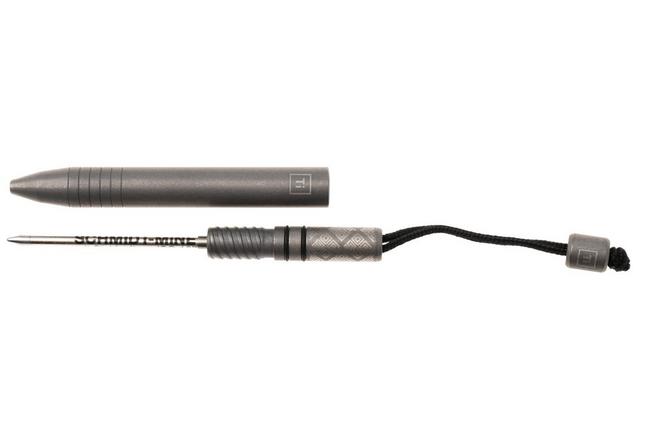 Afbeelding voor Ocaso x Big Idea Design 81TST Titanium Mini Pen, Stonewashed, everyday carry mini pen