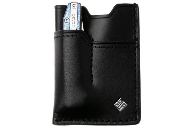 Afbeelding voor Ocaso 85WAL EDC Wallet, Black Leather, portemonnee met geldclip