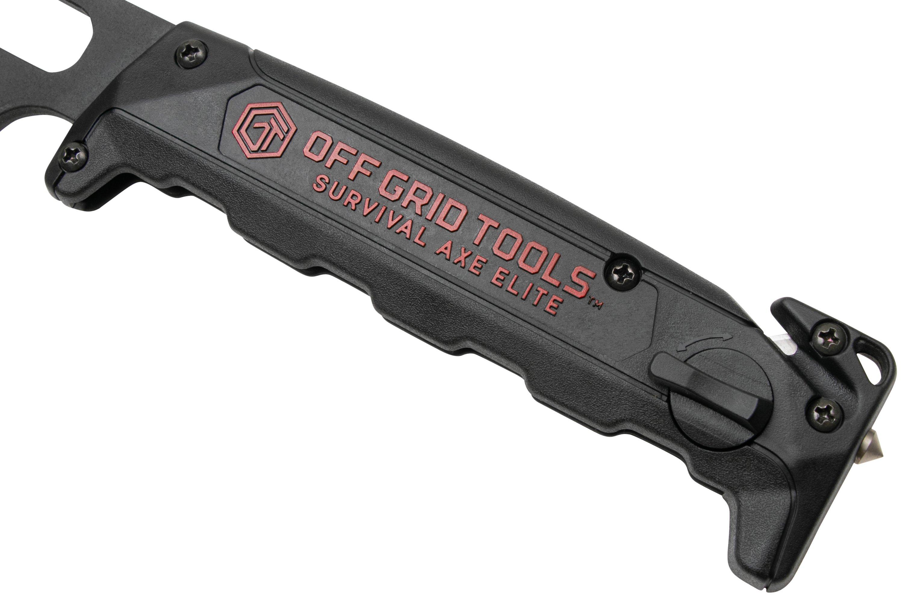 Off Grid Tools Survival Axe Elite, negro, hacha de mano Compras con