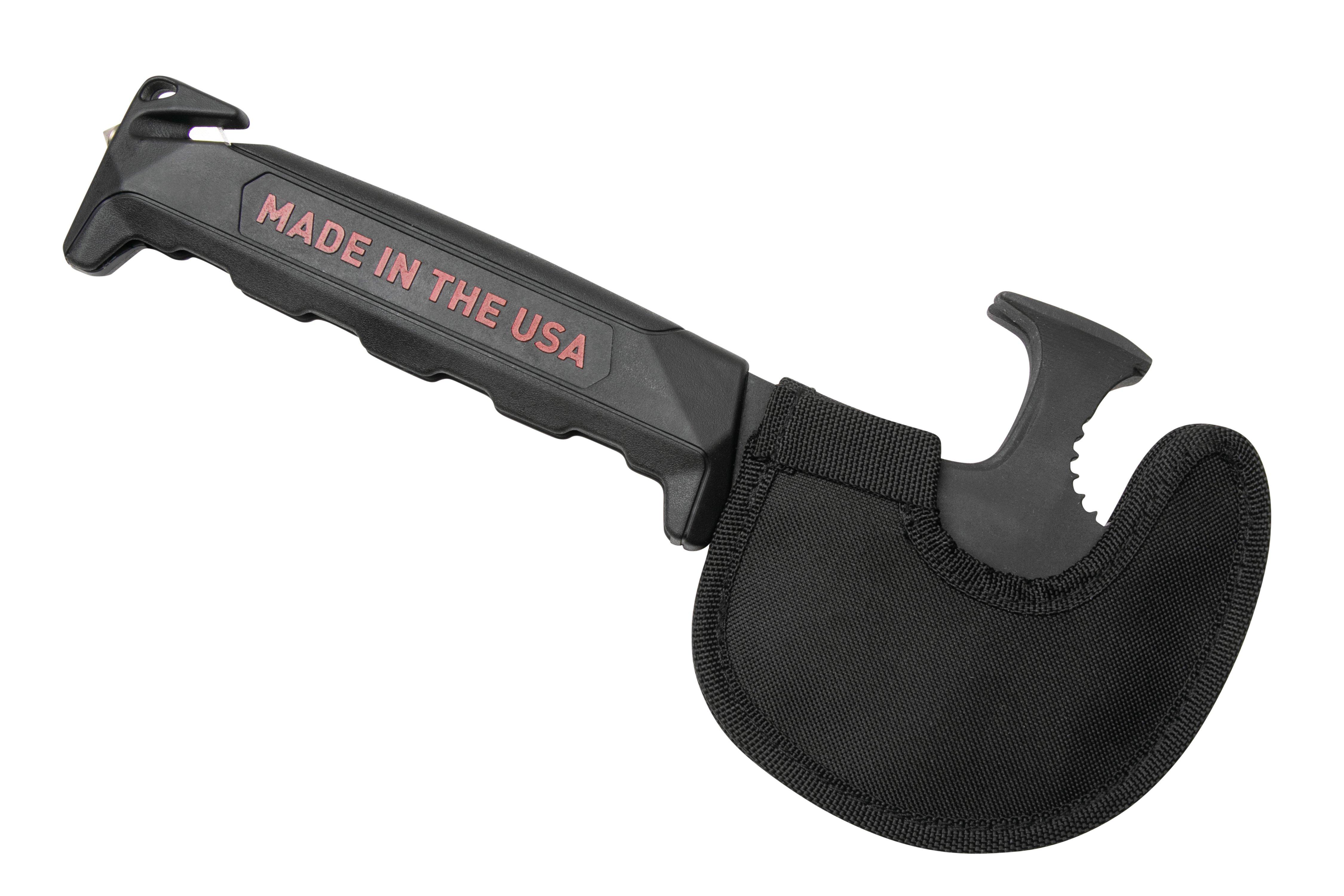 Off Grid Tools Survival Axe Elite, black, hand axe Advantageously shopping at Knivesandtools.co.uk