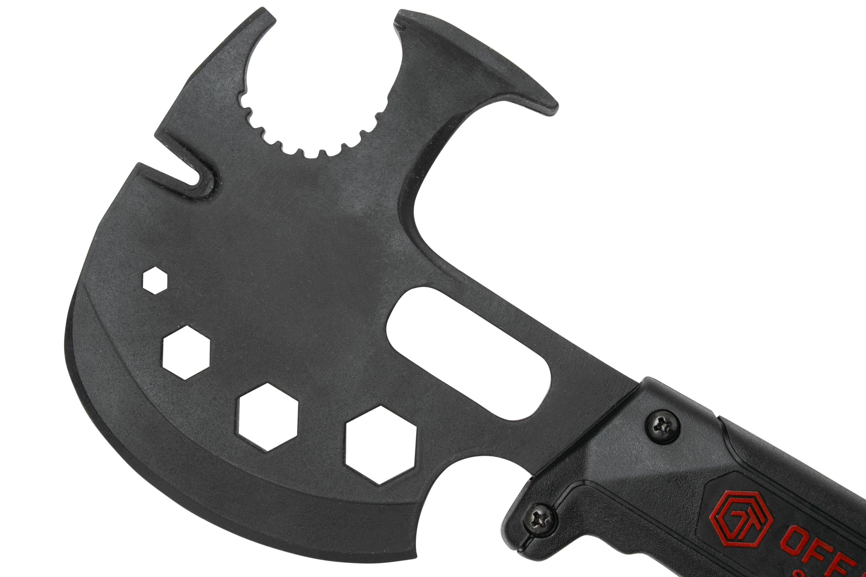 Off Grid Tools Survival Axe Elite, black, hand axe Advantageously shopping at Knivesandtools.co.uk