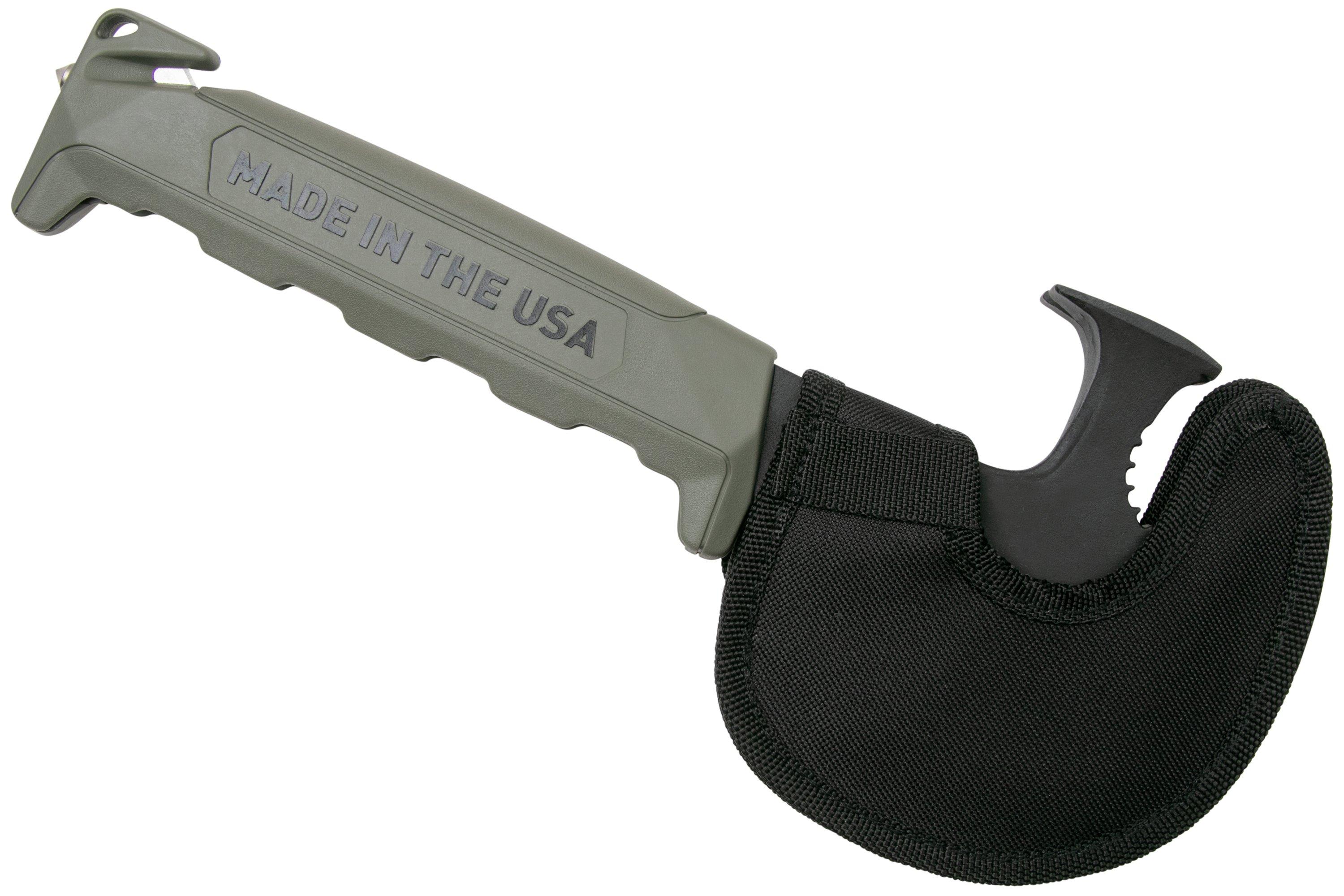 Off Grid Tools Survival Axe Elite, green, hand axe Advantageously