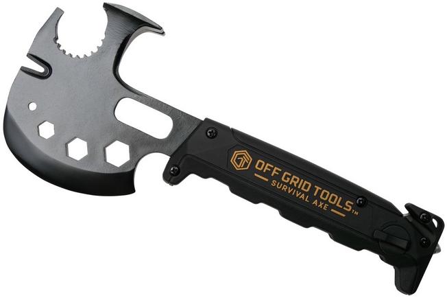 Off Grid Tools Survival Axe, nero, ascia a mano  Fare acquisti  vantaggiosamente su