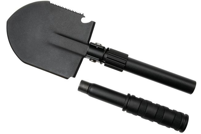 Off Grid Tools Manganese Camping Shovel, nero, pala pieghevole