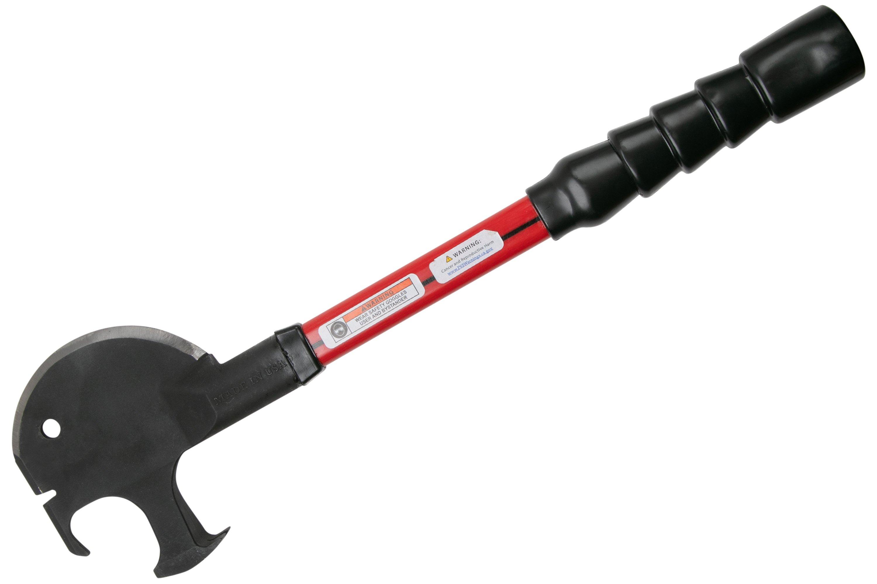 Off Grid Tools Trucker's Friend, red, carbon steel, hand axe ...