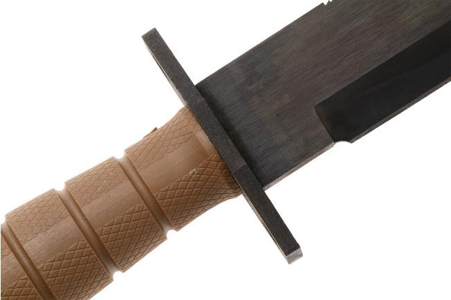 Afbeelding voor Ontario M11 EOD Bayonet 1982 Black 420, Sawback, Tan Modified Kraton, bajonet