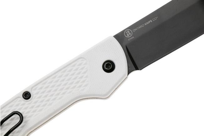Afbeelding voor Ontario Camp Plus Midnight EDC 4315WH White, Lockback, zakmes