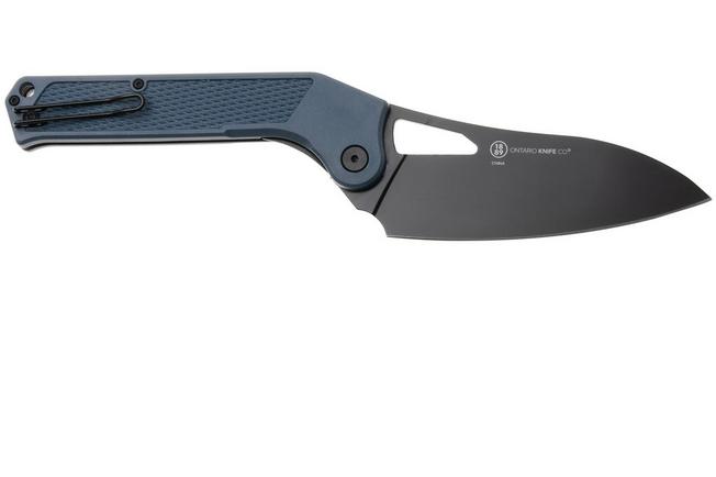 Afbeelding voor Ontario Camp Plus Camp Cleaver 4320GREY Grey, Linerlock, zakmes
