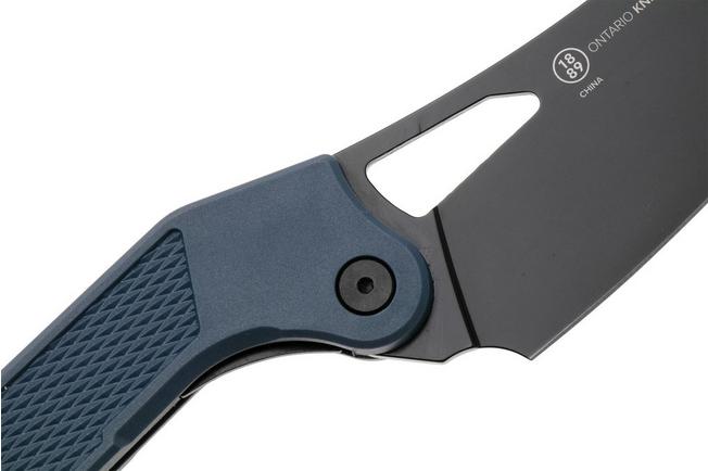 Afbeelding voor Ontario Camp Plus Camp Cleaver 4320GREY Grey, Linerlock, zakmes