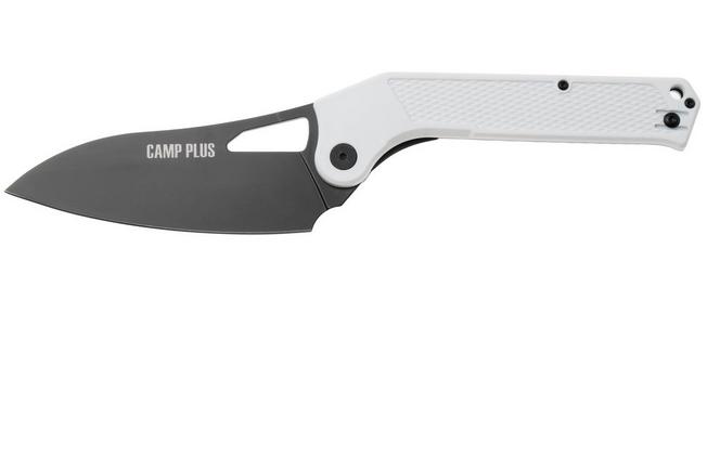 Afbeelding voor Ontario Camp Plus Camp Cleaver 4320WH White, Linerlock, zakmes
