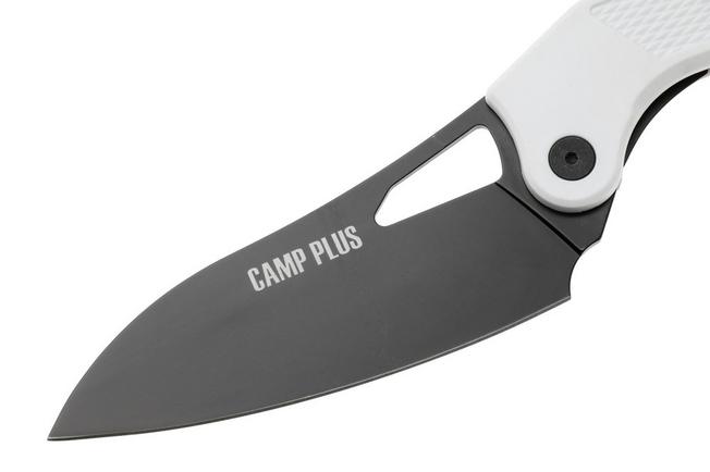Afbeelding voor Ontario Camp Plus Camp Cleaver 4320WH White, Linerlock, zakmes