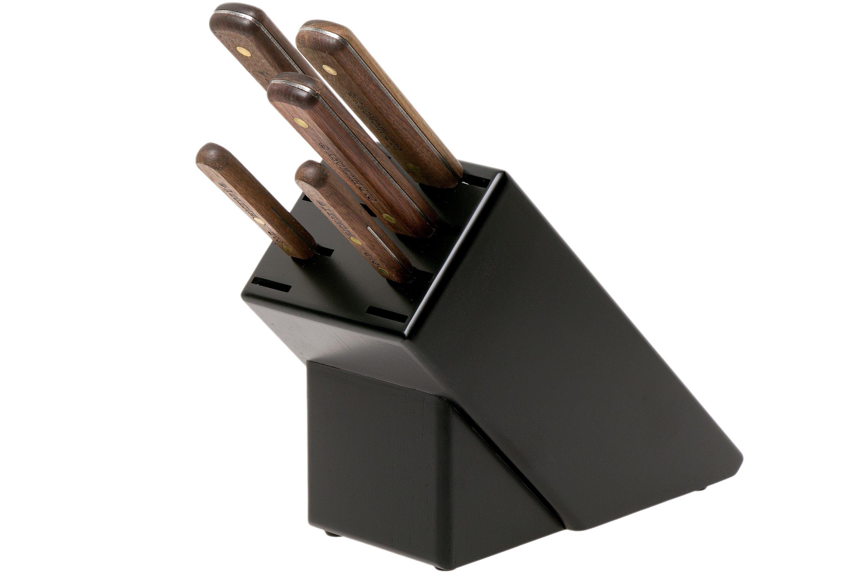 Old Hickory OH7220 5 pc Kitchen Knife Set with block - Knives for Sale
