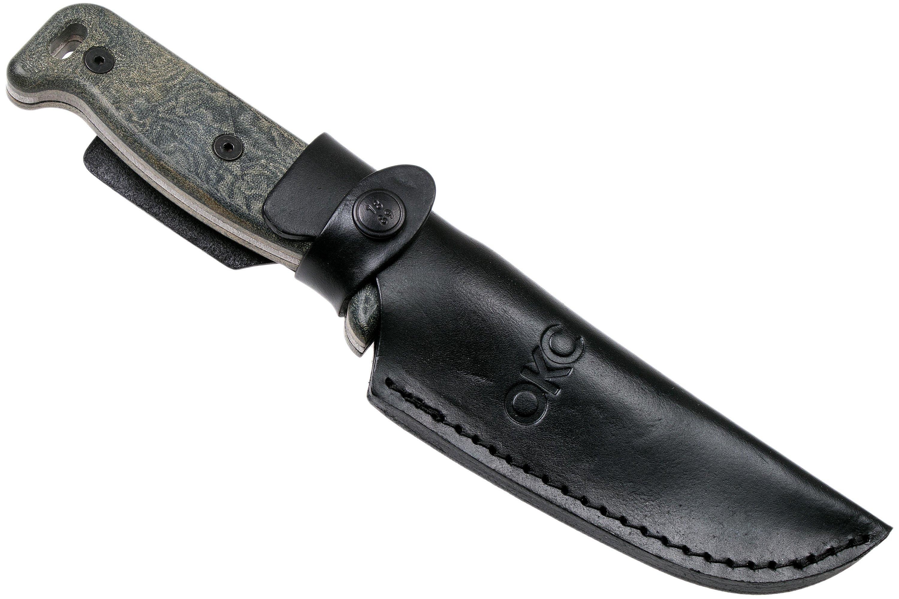 Ontario Black Bird ML5 Micarta 7502 survivalmes, Paul Scheiter design ...