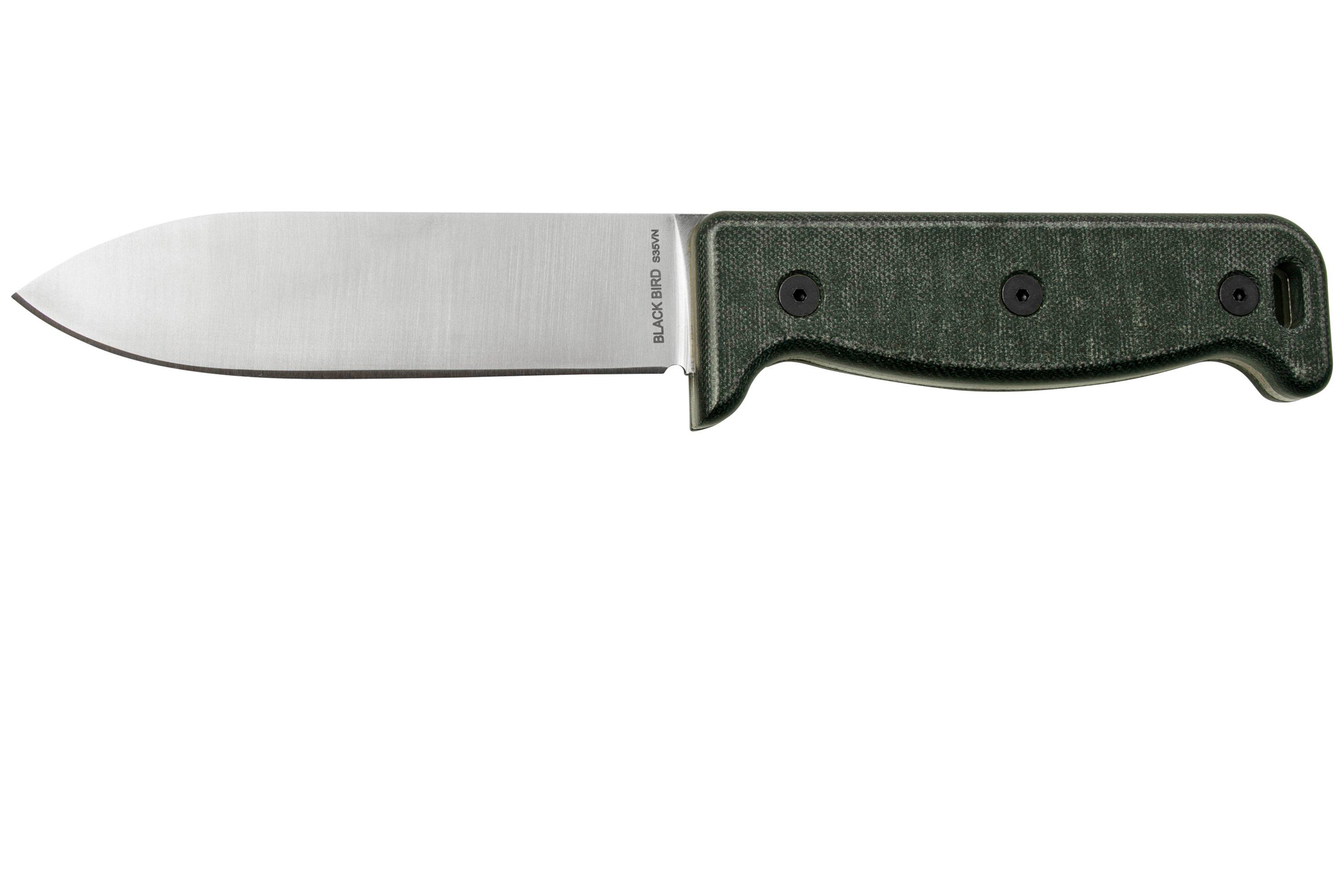 Nóż survivalowy Ontario OKC Black Bird 7503, Satin S35VN