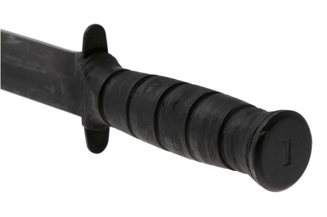 Afbeelding voor Ontario Marine Combat Knife 8180 Black 1095, Black Leather, survivalmes