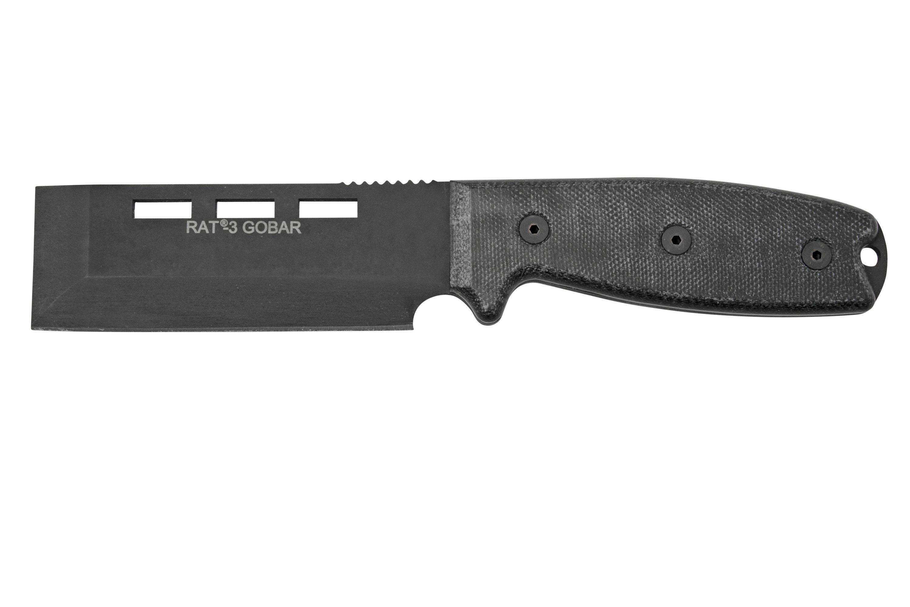 Ontario RAT-3 Gobar 8660, survival knife | Advantageously shopping at ...