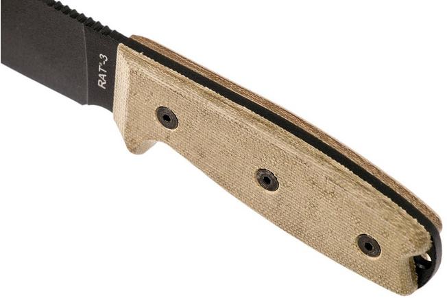 Ontario Rat 3 Plain Edge 8665 Survival Knife Advantageously Shopping At Knivesandtools Co Uk