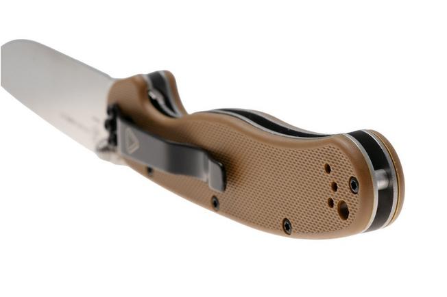 Afbeelding voor Ontario RAT-2 8828CB Satin D2, Coyote Brown FRN, zakmes