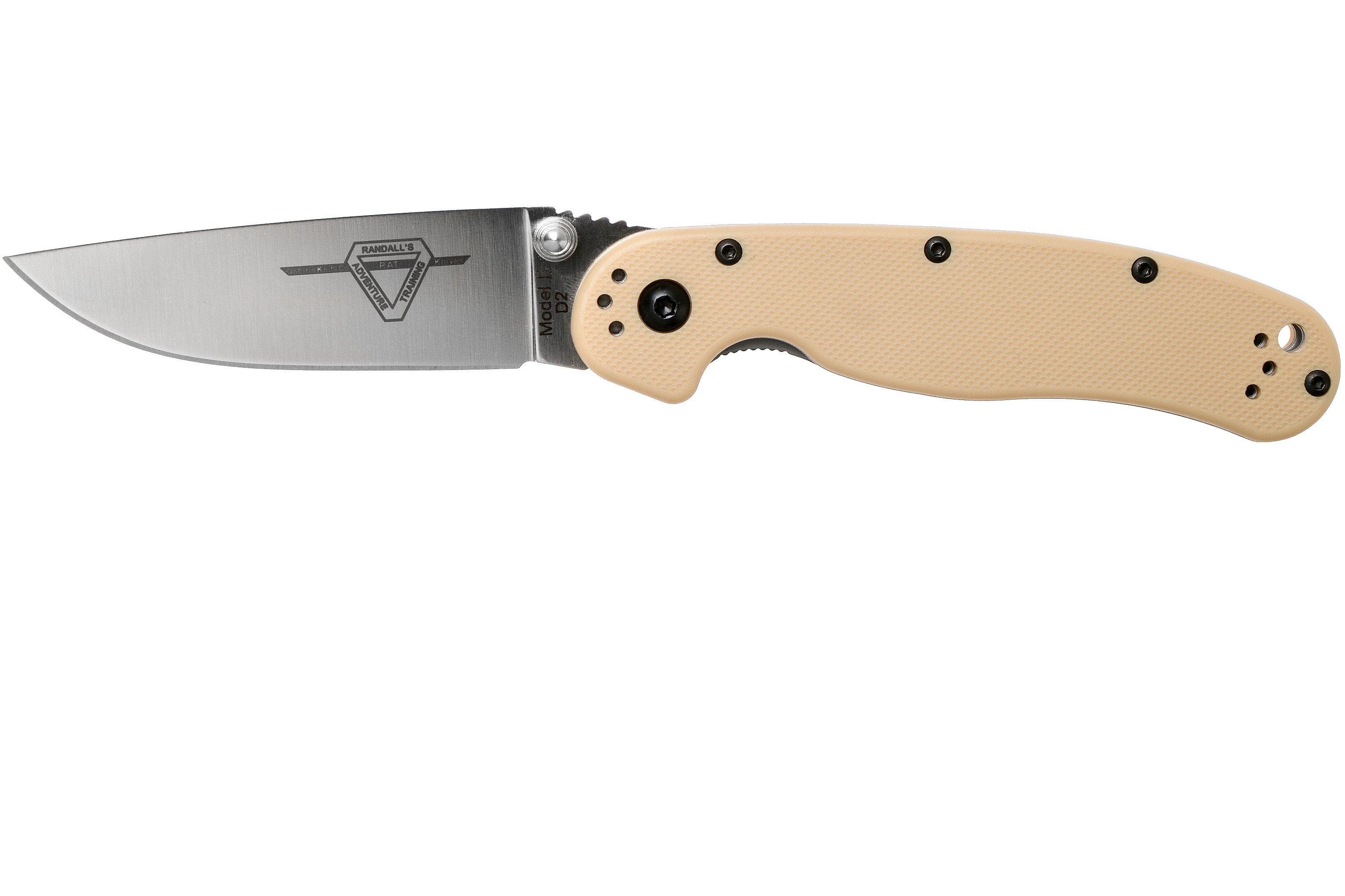 Ontario RAT-2 D2 desert tan, plain edge satin, 8828DT