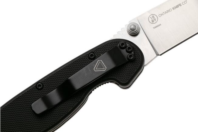 Afbeelding voor Ontario RAT-2 8828 Satin D2, Black FRN, zakmes