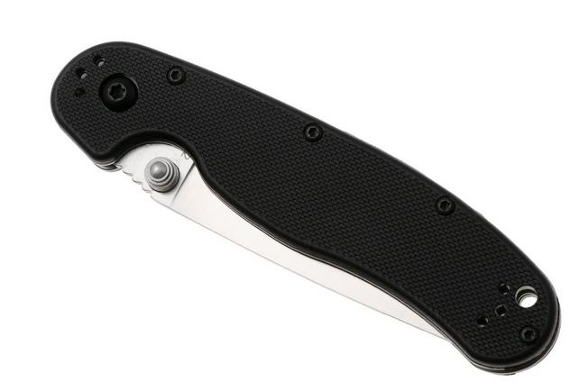 Afbeelding voor Ontario RAT-2 8828 Satin D2, Black FRN, zakmes