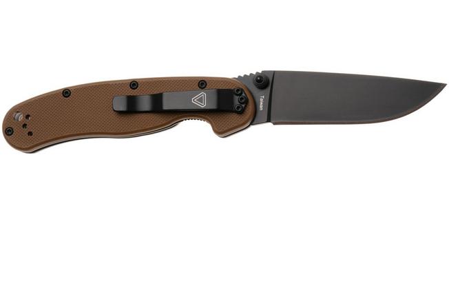 Afbeelding voor Ontario RAT-2 8830CB Black D2, Coyote Brown, zakmes