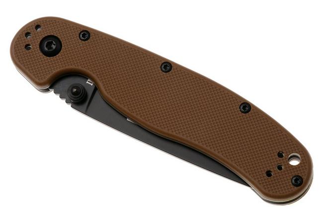 Afbeelding voor Ontario RAT-2 8830CB Black D2, Coyote Brown, zakmes