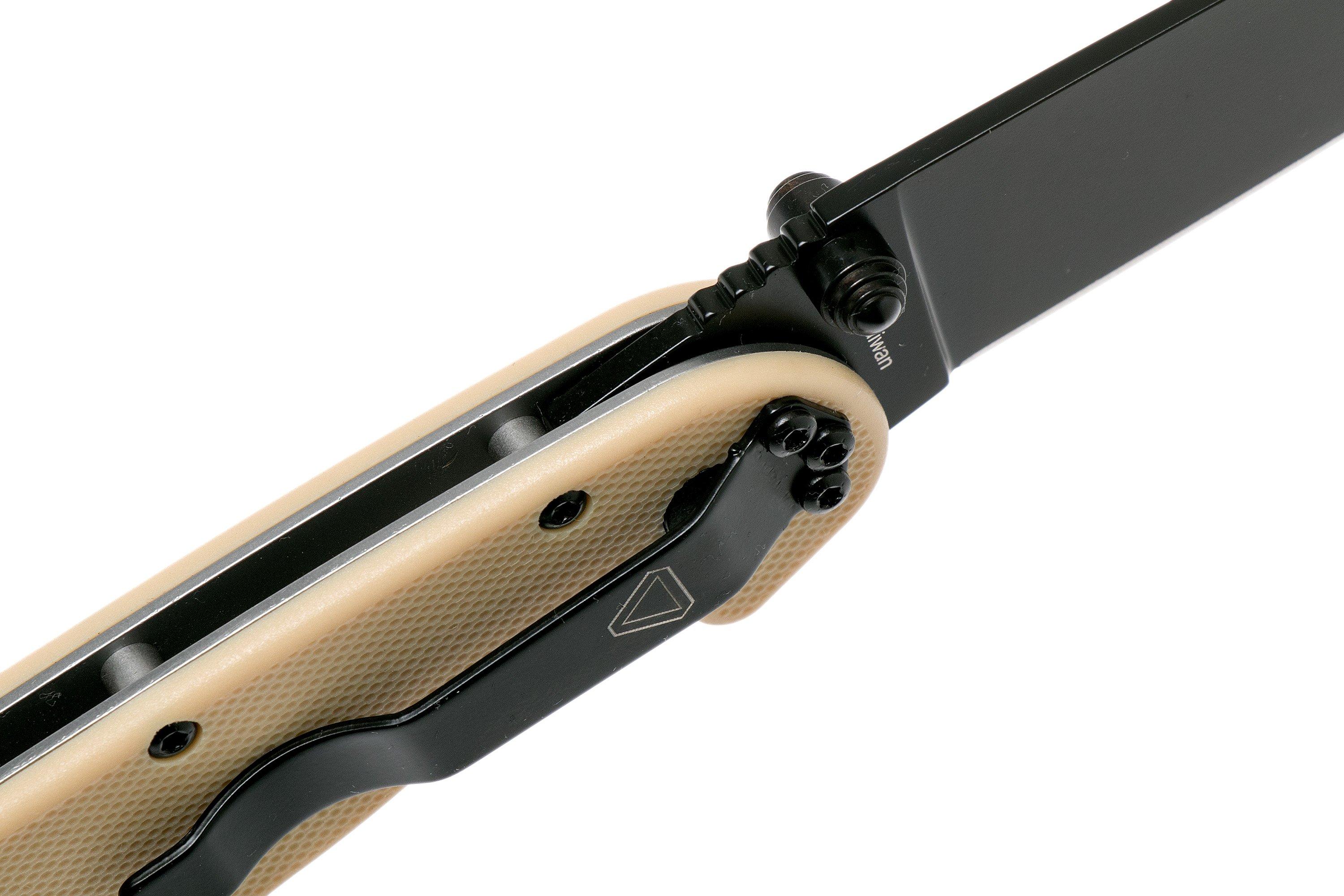 Ontario RAT-2 D2 desert tan, plain edge black, 8830DT | Advantageously ...