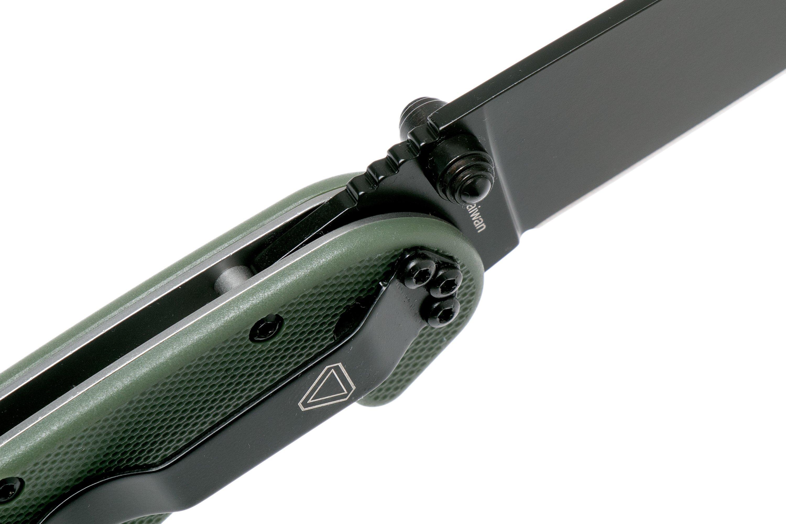 Ontario RAT-2 D2 od green, plain edge black, 8830OD | Voordelig kopen ...