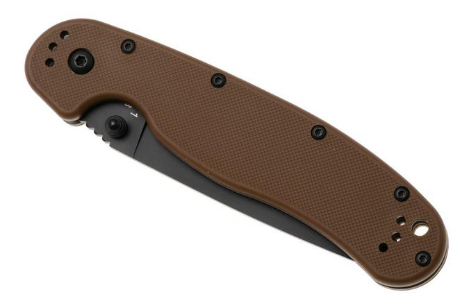 Afbeelding voor Ontario RAT-1 8846CB Black AUS 8, Coyote Brown, zakmes