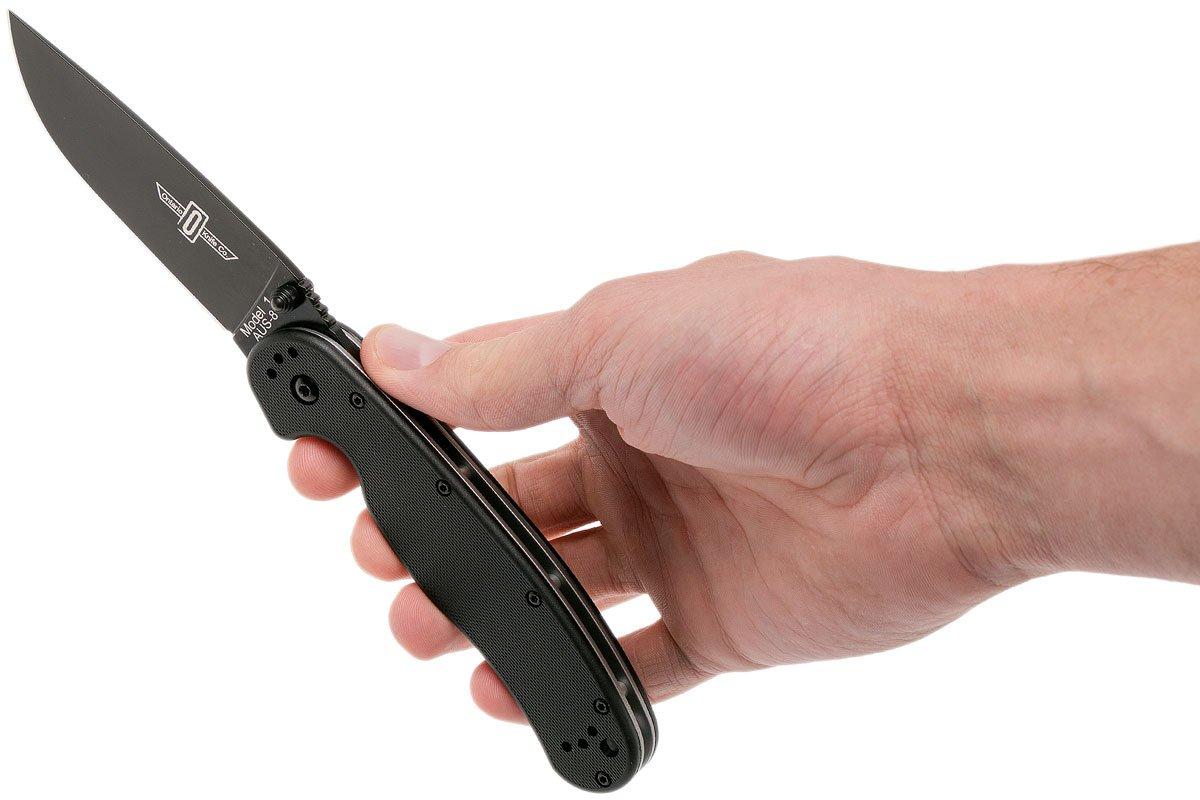 Ontario RAT-1 BP plain edge noir, 8846 | Achetez à prix avantageux chez ...