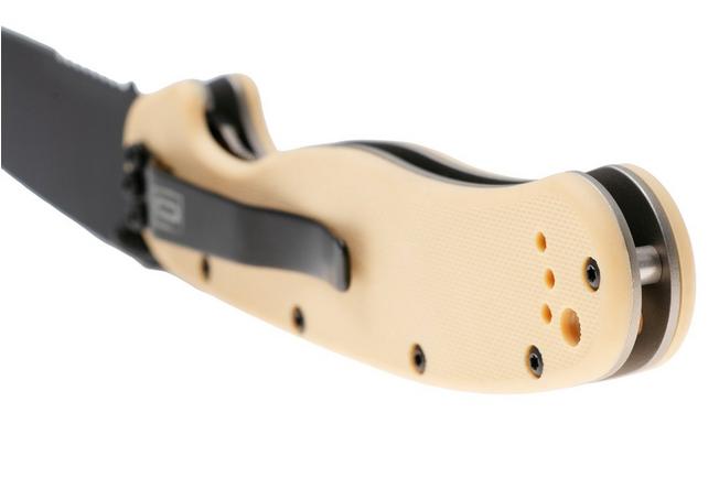 Afbeelding voor Ontario RAT-1 8847DT Black Serrated AUS 8, Desert Tan, zakmes