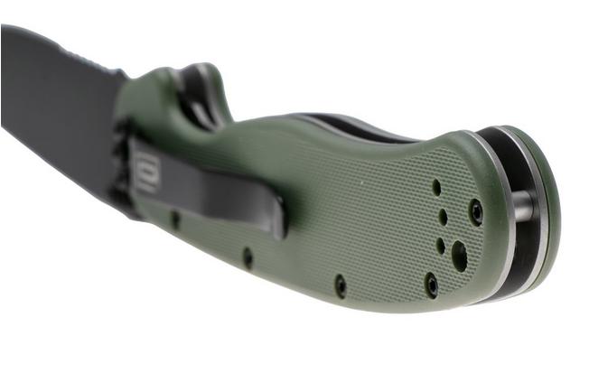 Afbeelding voor Ontario RAT-1 8847OD Black Serrated, OD Green, zakmes