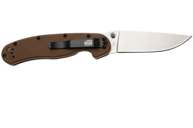 Afbeelding voor Ontario RAT-1 8848CB Satin AUS8, Coyote Brown, zakmes