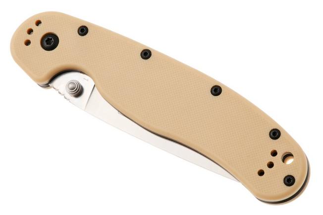 Afbeelding voor Ontario RAT-1 8848DT Satin AUS8, Desert Tan, zakmes