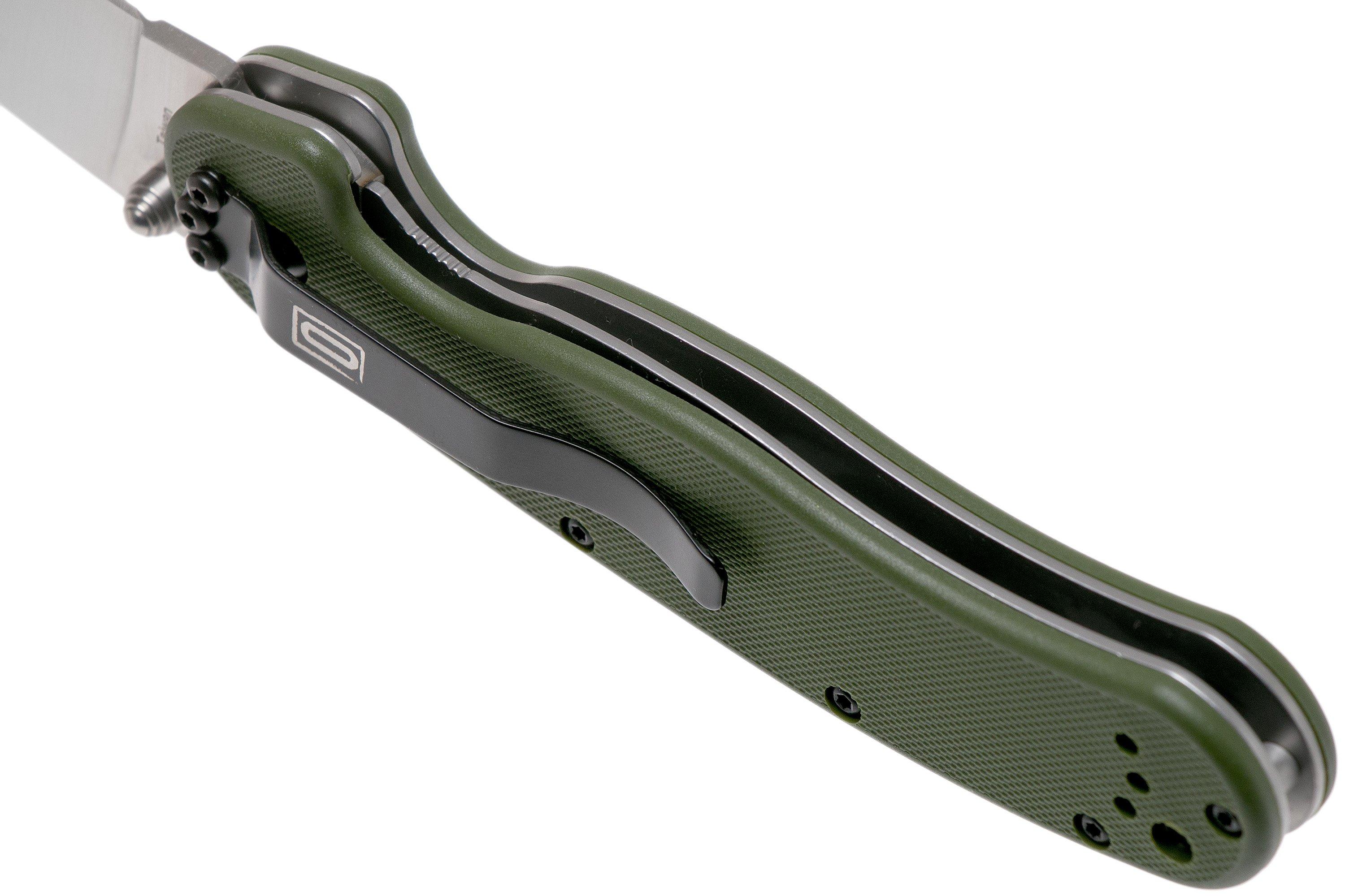 Ontario RAT1 SP 8848FGTC Forest Green, Plain Edge pocket knife