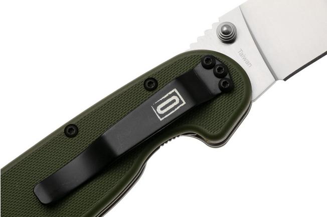 Afbeelding voor Ontario RAT-1 8848FG Satin AUS8, Foliage Green, zakmes